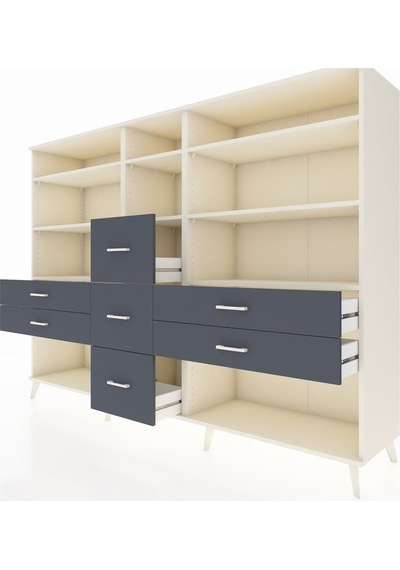 Hyperion Dolap 8 Raflı 7 Çekmeceli 220x44x163 Aytaşı-aytaşı/antr Aytaşı-aytaşı/antrasit Hyperion Dolap 8 Raflı 7 Çekmeceli 220x44x163 Aytaşı-aytaşı/antr Aytaşı-aytaşı/antrasit