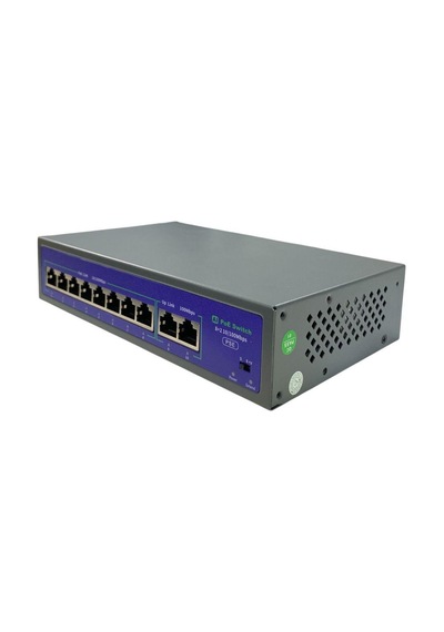 Novacom Nvc-hıf0820fbl-c 8+2 Port 10/100mbps Uplink Aı Poe Switch