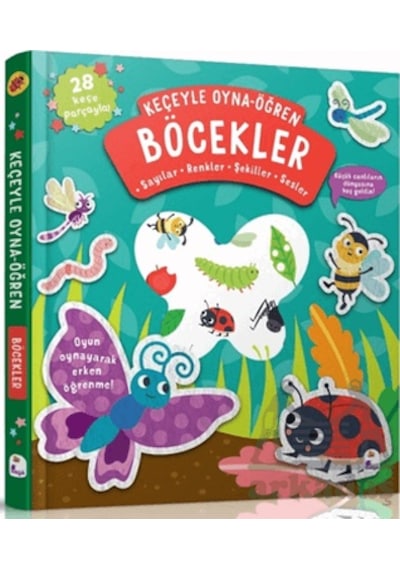 Keçeyle Oyna - Öğren Böcekler İndigo Çocuk