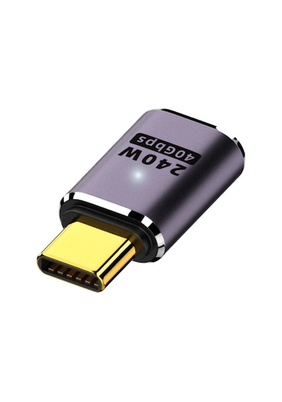 Type-c Erkek - Dişi Şarj Adaptörü, Pd240w 40gb Yüksek Hızlı Şarj Adaptörü