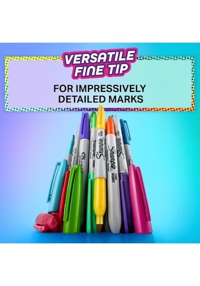 Sharpie Glam Pop Mfine Permanent Markör 5 Li