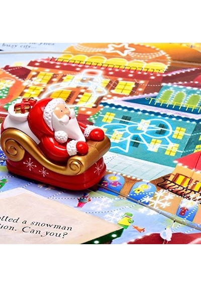 Santa's Christmas Journey with Wind-Up Sleigh