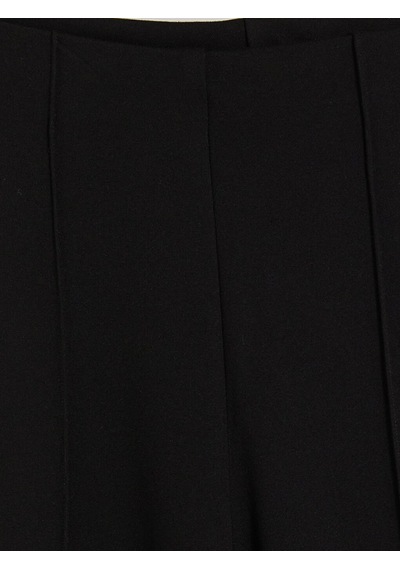 Lcw Modest Siyah Yüksek Bel Dar Fit Kadın Pantolon