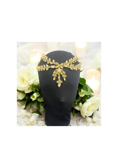 Alınlık Gelin,kına,nişan,söz,after,bride,party Taç Altın - 729058546 Altın