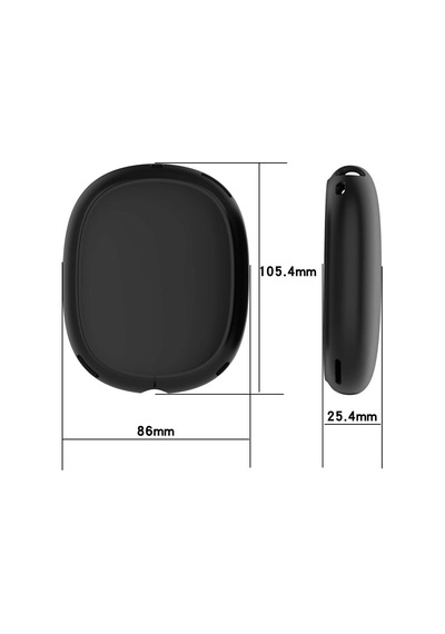 Apple Uyumlu iOS  Airpods Max Silikon Koruyucu Çizilme Önleyici Kılıf