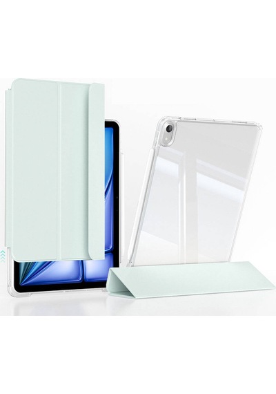 Apple Uyumlu iPad  Air 13 2024 Kılıf Magnetik Ayrılabilen Airbagli Zore Sliding Tablet Kılıfı