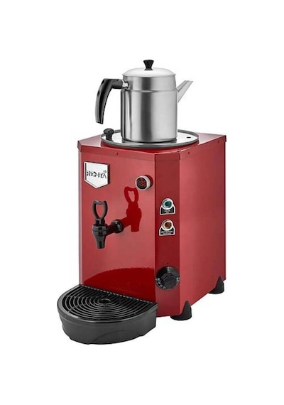 Remta Tek Demlikli Mini Jumbo Çay Makinesi 8 L De14 Kırmızı