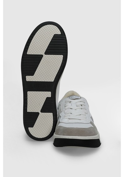 Lufian Jack Erkek Deri Sneaker Ayakkabı Beyaz Beyaz 112230229100500 Beyaz