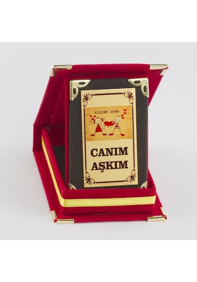 Canım Aşkım Plaketi-kırmızı N162