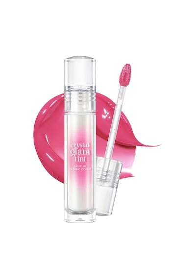 Yapışkanlık Hissi Vermeyen Yoğun Işıltılı Tint Crystal Glam Tint 16 Luxury Mauve Ruby Çok Renkli