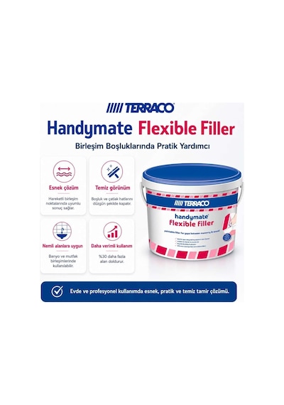 Terraco Handymate Duvar Ve Ahşap Arası Esnek Tamir Dolgu Macunu - (537187289)