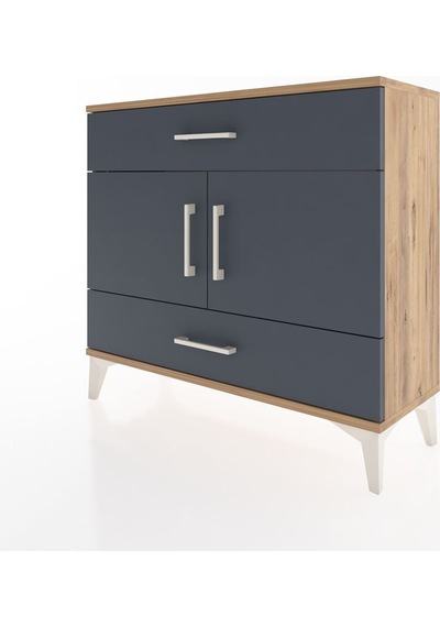 Arges Şifonyer 2 Raflı 2 Çekmeceli 2 Kapaklı 88x30x80 Çam-antrasit Atlas Çam Arges Şifonyer 2 Raflı 2 Çekmeceli 2 Kapaklı 88x30x80 Çam-antrasit Atlas Çam