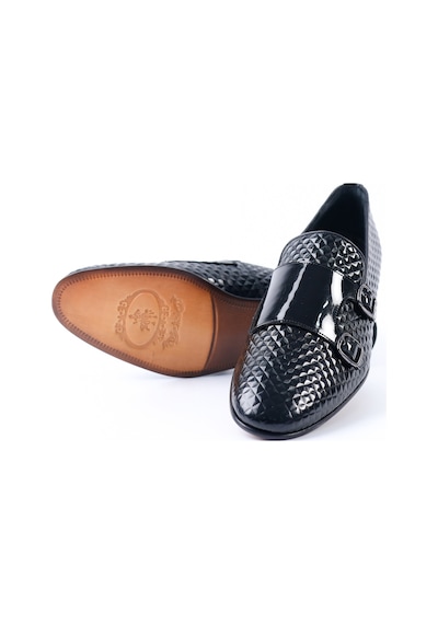 Tuna Hakiki Deri Siyah Loafer Erkek Ayakkabı - K307 Siyah