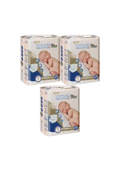Pedo Plus Bebek Bezi Beden:1 2-5 KG Yeni Doğan 120 Adet Jumbo 3'lü