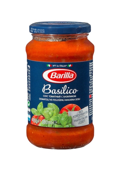 Barilla Basilico Makarna Sosu 400 G - Taze Sebzelerden Glutensiz Vegan Sos 6'li Avantaj Paketi Tarı