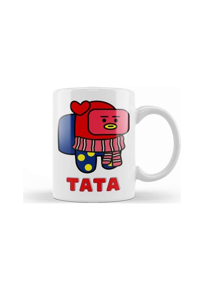 Bts Among Us Bt21 Tata 01 Kupa Bardak Porselen Karışık