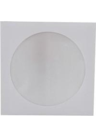 OYAL CD ZARFI 125X125 BEYAZ PENCERELI 80GR 25 LI