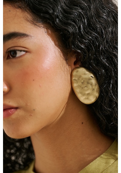 Yuvarlak Antik Küpe Gold Ss26kpe00008-51