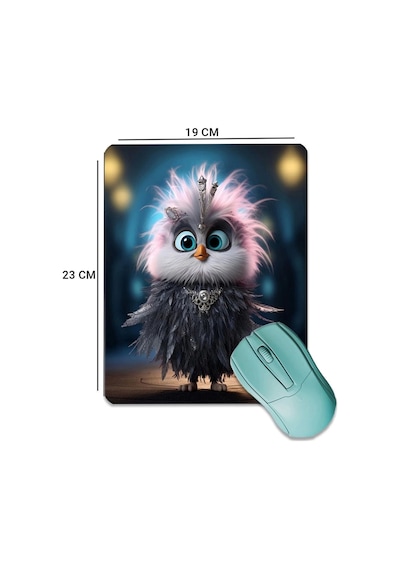 Sonictouch Süslü Tavuk Pürüzsüz Yüzey Kaymaz Taban Dikişsiz Kenar Gamer Oyuncu Mouse Pad 19x23cm Mousepad