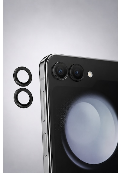 Samsung Fli P 5 Uyumlu Arka Kamera Koruyucu+ Full Nano Ekran Koruyucu Seti Si Yah