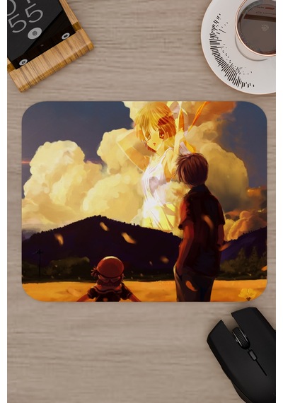 Clannad After Story Anime V1 - 22x18 Gaming Kauçuk Kaymaz Taban Mouse Pad Fare Altlığı