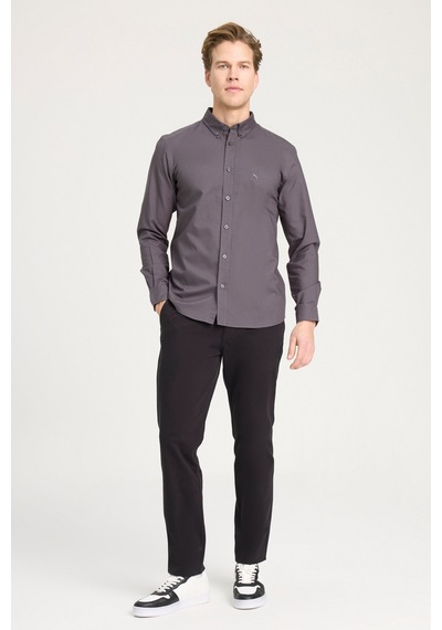 Wrangler Lee Regular Fit Normal Kesim Pamuk Antrasit Gömlek W5A3BM003 Antrasit Wrangler Lee Regular Fit Normal Kesim Pamuk Antrasit Gömlek W5A3BM003 Antrasit