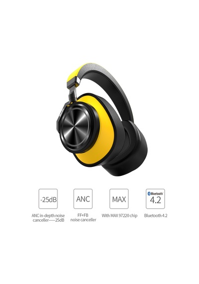 Bluedio T6 Bluetooth 4.2 ANC Kulak Üstü Kulaklık