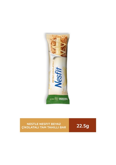 Nesfıt Beyaz Çikolatalı Tam Tahıllı Bar 22,5g