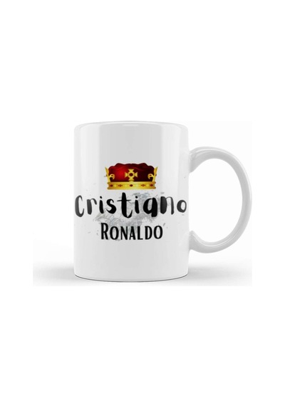 The King Of Football Cristiano Ronaldo 7 Kupa Bardak Porselen No14180 Karışık