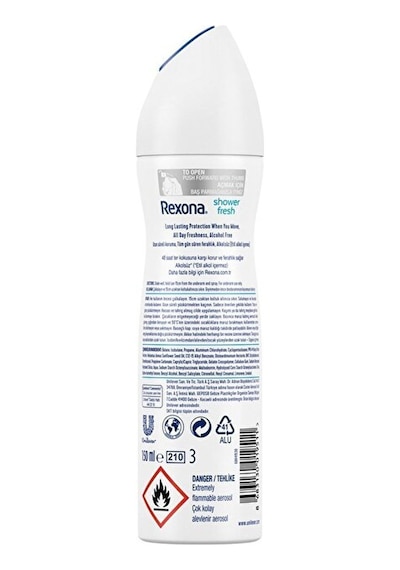 Rexona Kadın Sprey Deodorant Shower Fresh 150 Ml X 3 Adet