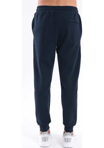 Rowinger Modal Karışımlı Yumuşak Dokulu Kontrast Biye Detaylı Erkek Jogger Eşofman Altı Navyblue