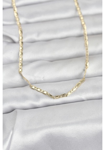 Mey Najmaddin Cm 14k Gold Renk Gemici Zincir Model 60 Cm Kadın Kolye Najmaddin Altın