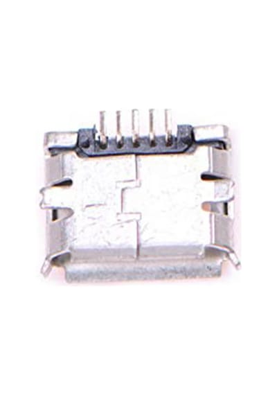 Koodmax-Micro Mikro Usb 5 Pin B Tipi Dişi Şase Konnektör Lehim Tipi 10'Lu