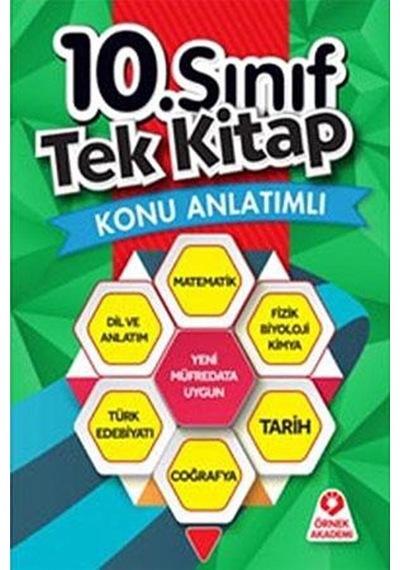 Örnek Akademi 10. Sınıf Tek Kitap Konu Anlatımlı -  Örnek Akademi