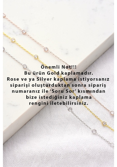 925 Ayar Gümüş 2 Parmaklı Doç Zincirli Zirkon Taşlı Şahmeran Altın