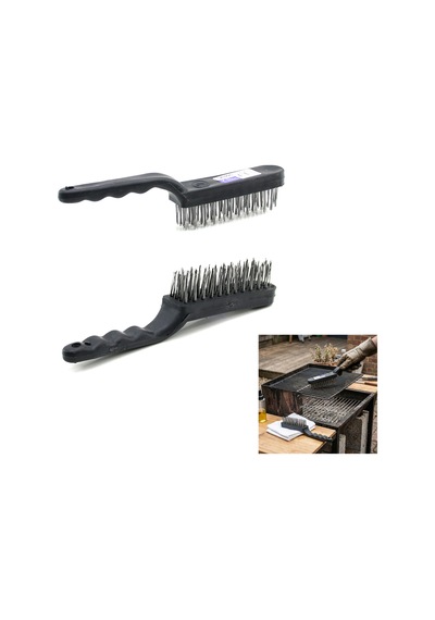 Metal Tel Fırça Plastik Saplı