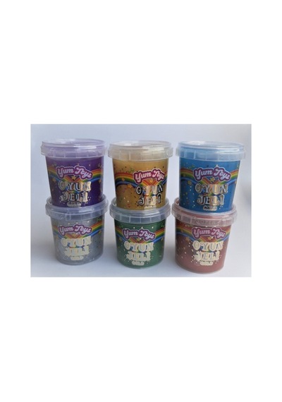 Yumtoys Gold Serisi Slaym - Hazır Slime 6 Renk 6 Kutu 140x6 Gr Sarı, Yeşil, Mor, Mavi, Gümüş, Kırmızı