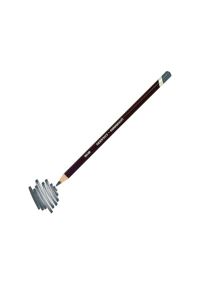 Derwent Coloursoft Pencil Yumuşak Kuru Boya Kalemi C700 Mid Grey