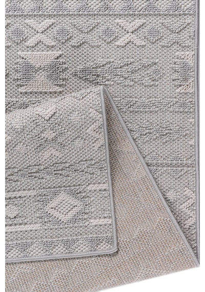 İskandinav Modern Tasarım Sisal Bukle Özel Ölçü Salon Oturma Odası Koridor Halısı Gri Gri Krem