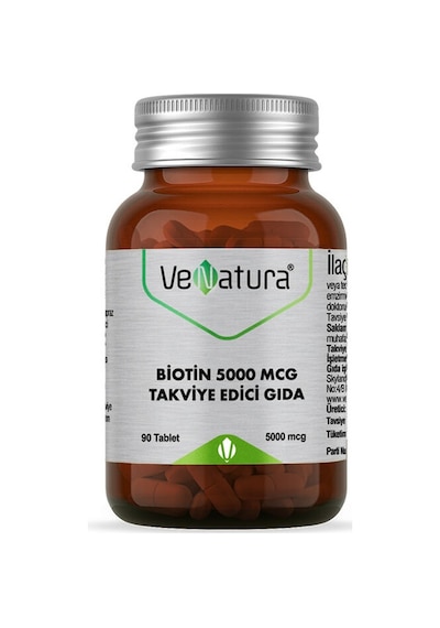 Venatura Biotin 5000 Mcg 90 Tablet