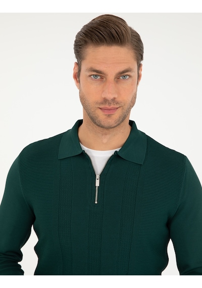 Pierre Cardin Erkek Yeşil Kazak /triko 50296453-vr054 Yeşil