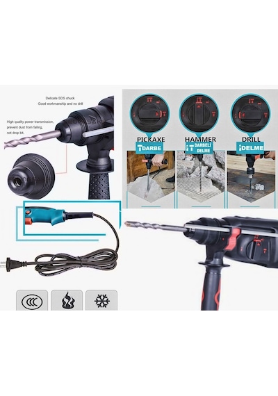 Staxx Power Force Xpress 2-26 MM Kırıcı Delici 5.5 Joule Çantalı Darbeli Matkap