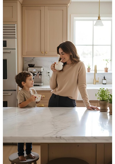 Dearmoon House El Yapımı Seramik Mug, 24 Karat Gerçek Altın Bezemeli, Çiçek Desenli, Atlı Karınca Kutulu, Hediye Seti, Lüks Kupa Beyaz - Çok Renkli