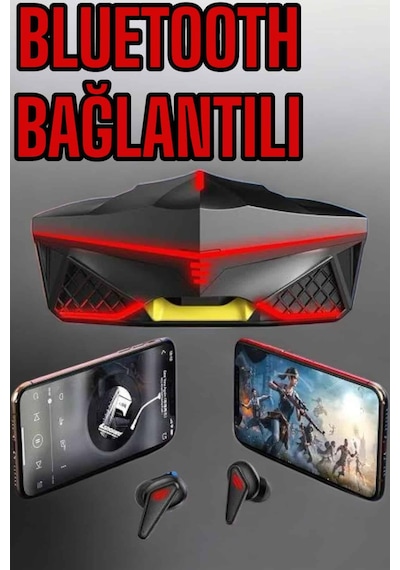 Yeni Nesil Oyuncu Kulaklığı Gürültü Önleyici Uzun Pil Ömrü Bluetooth Bağlantılı Standart