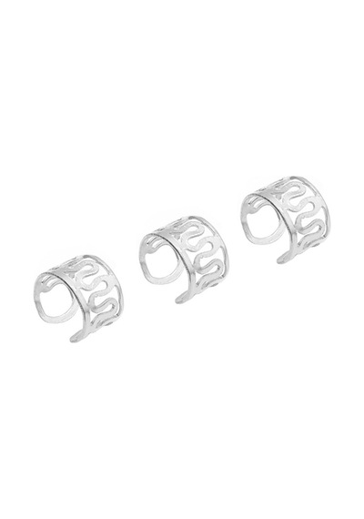 Örgüler Ve Dreadlocks İçin Metal Saç Manşet Halkaları - 100 Adet Saç Takı Klipsleri Silver Type B, Type B