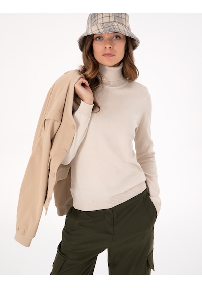 Pierre Cardin Kadın Bej Kazak /triko 50300786-vr011 Bej