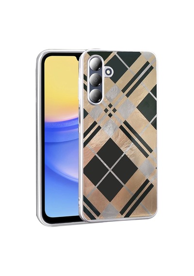 Galaxy Uyumlu A16 Kılıf Desenli Zore Mep Kapak Geometrik