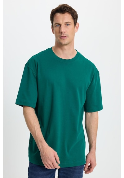 Tudors Unisex Oversize Geniş Kesim %100 Pamuk Yumuşak Dokulu Basic Bisiklet Yaka Yeşil Tişört-35178 Yeşil Tudors Unisex Oversize Geniş Kesim %100 Pamuk Yumuşak Dokulu Basic Bisiklet Yaka Yeşil Tişört-35178 Yeşil