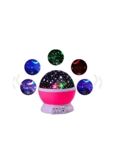 Star Master Projeksiyon Gece Lambası Pembe Çok Renkli Star Master Projeksiyon Gece Lambası Pembe Çok Renkli