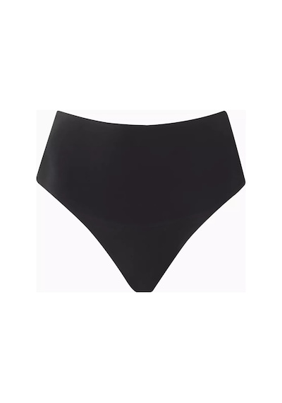Skims Smoothing Intimates Yüksek Bel Tanga, Pürüzsüz Ve Dikişsiz, Siena Renk Siyah